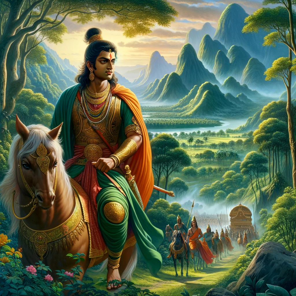 Bharata Reaches Chitrakuta